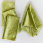 Light Green Velvet Napkins (Set of 4)